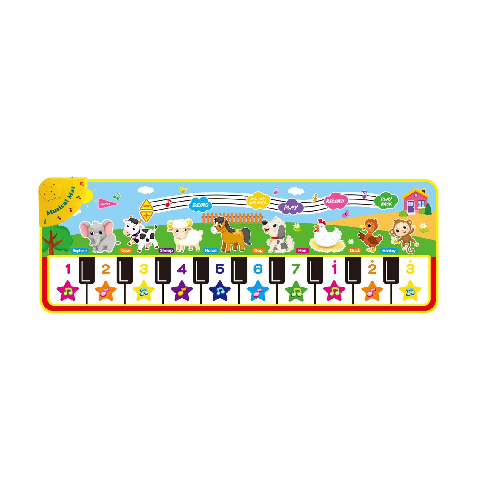 Toetsenbord Muziek Mat Playmat Educatief Musical Tapijt Multifunctionele Kinderen Piano Tapijt Baby Kruipen Mat Voor Kids Peuters