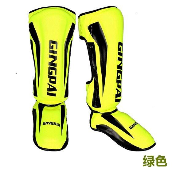 Pretorian Profession Grant boxe Ticken shinguard Greaves cou-de-pied Mma pied Muay Thai jumeaux gants de combat hommes Mma tibia garde: GP  green / M