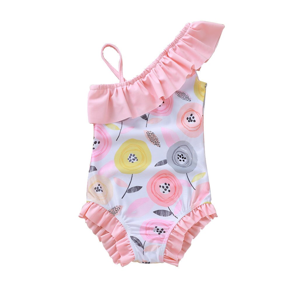 Toddler Baby Girls Flower Bathing Suit Girls Baby One Piece Swimsuit Cute Beach Wear Kids Swimwear Girls Bikini Beach Wear