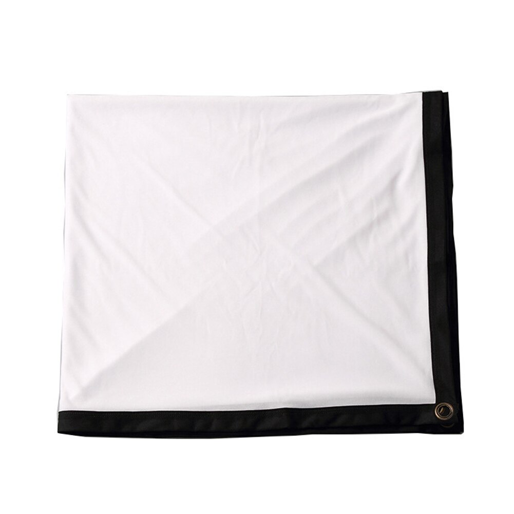 100inch 16:9 Movie Easy Folding Backyard Projector Screen Video Cinema Full HD Portable Anti Wrinkle Meeting Indoor Outdoor Home