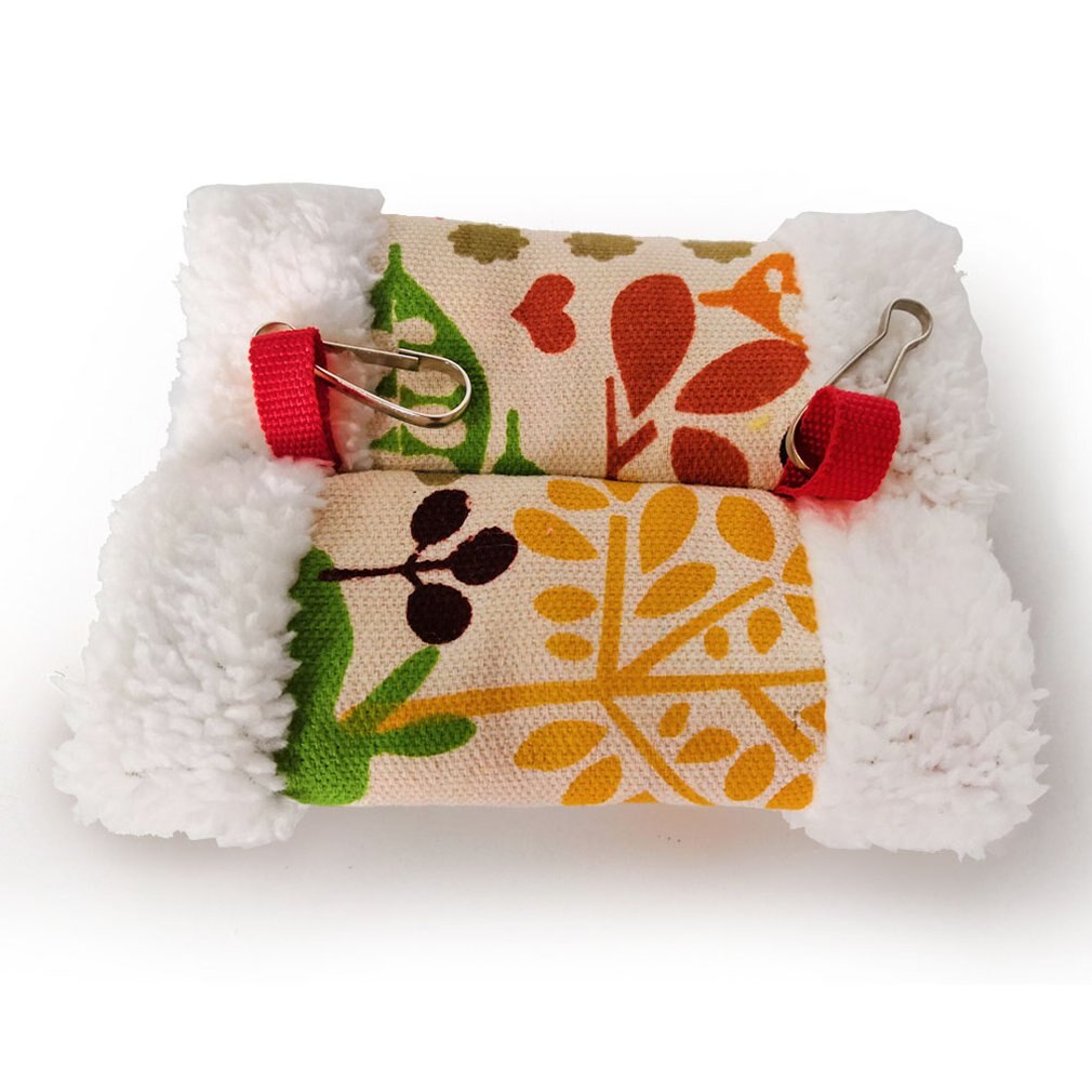 Winter Warm Vogelnest Huis, Vogel Papegaai Nest Hangmat Multifunctioneel Zacht Comfortabel Gezellig Verdikt Hamster Warm Bed Huis voor Papegaai Parkiet Parkiet Hamster Muis (L