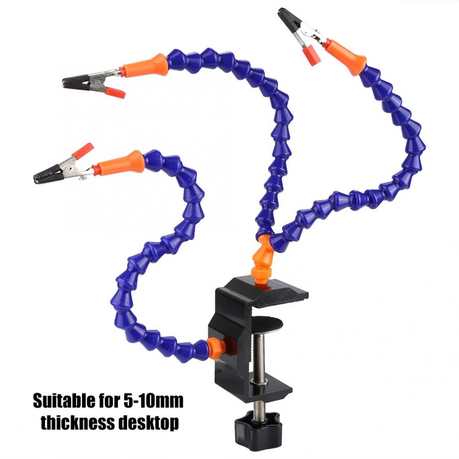 3 Arms Adjustable Soldering Station Table Clip Soldering Station for Electronics Repair Welding Solder Station DIY Repairing