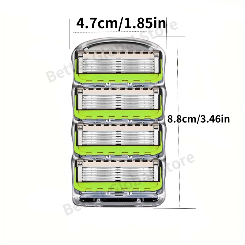 Shaver Brand Men Razor Shaving Five Layer Shaver Reusable Razor Imported Blade Multi Tool Head Replace