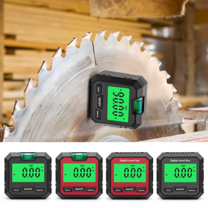 Protractor Universal Level Measuring Instruments 360 Degree Mini Electronic Digital Protractor Inclinometer Tester Measuring Too
