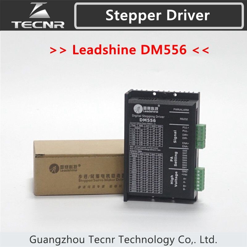 Tecnr 2- faset leadshine  dm556 driver til 57mm 86mm trinmotor driver 18-48 vdc 2.1a to 5.6a