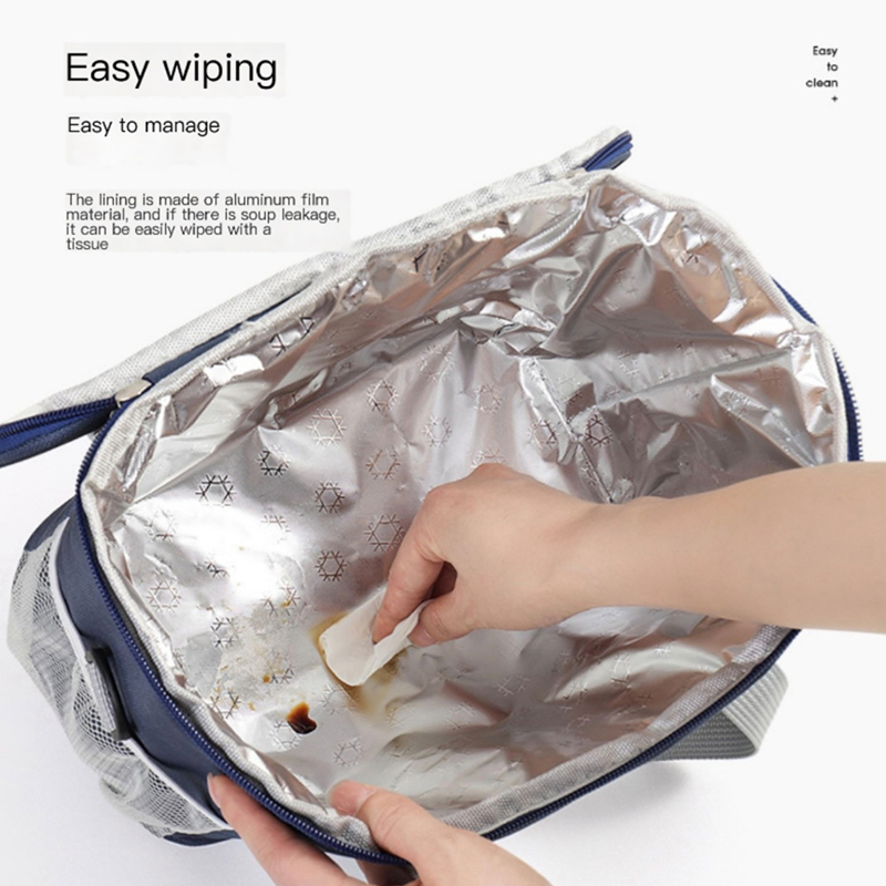 Portable Insulation Bag Large Capacity Home Lunch Bags Thickened Waterproof Outdoor Picnic Box