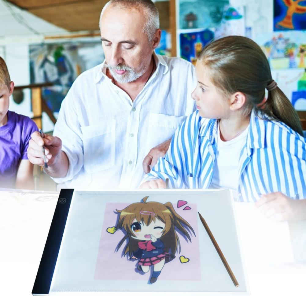 Write-through Board A5 Animation Drawing Board Table Diamond Painting Glow Pen Tablet Pad