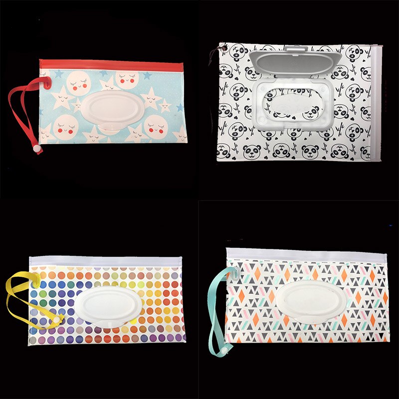 Easy-transport de lingettes, boîte de lingettes pour bébés, sac de lingettes humides, conteneur Portable, pochette de cosmétiques