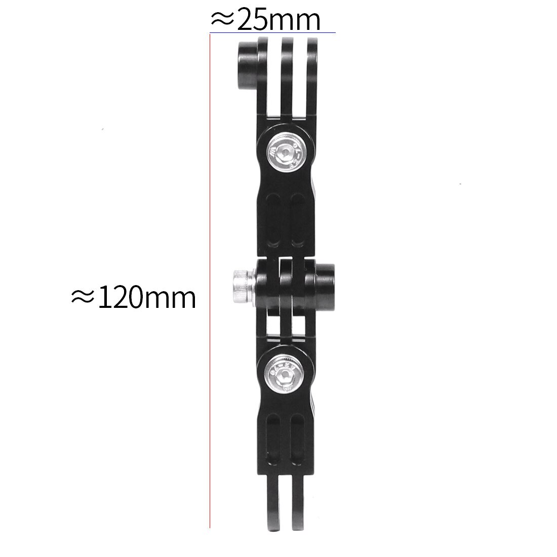 Hjelmforlengelse dreiearmer justerbar ledd stativadaptermonteringskontakt for gopro hero 9 8 7 5 max yi insta 360 one r kamera