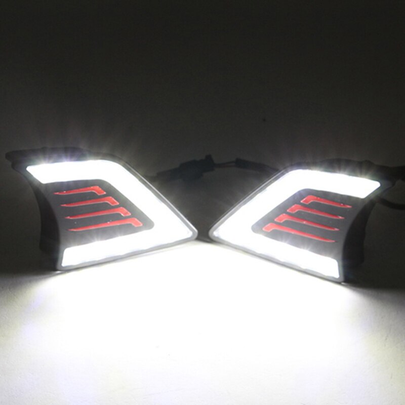 Led -päiväajovalo sumuvalo 12v auton ajovalot toyota hilux vigo
