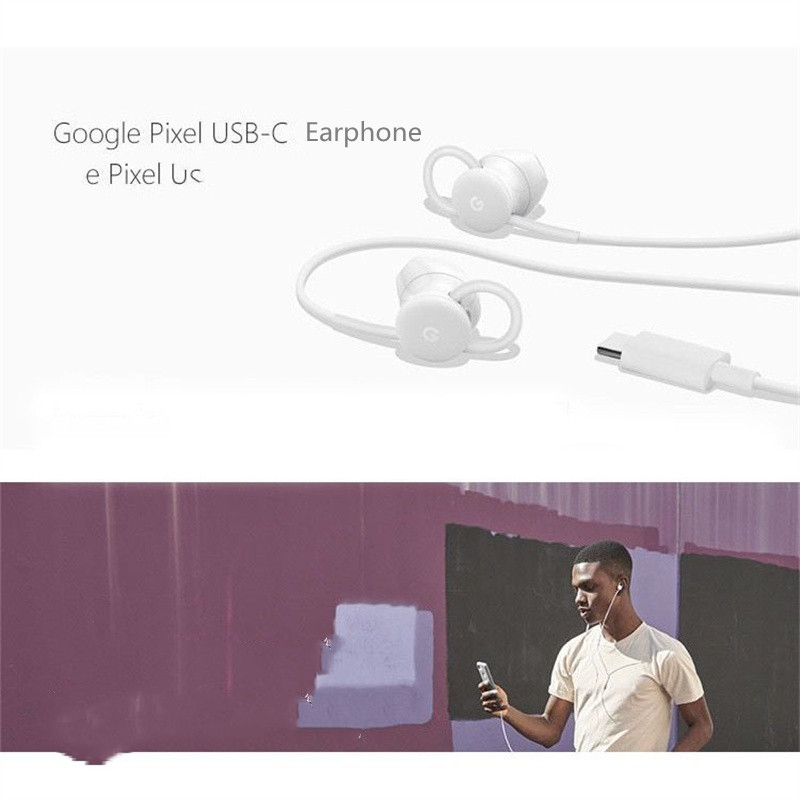 Original pour Google écouteurs USB Type C écouteurs intra-auriculaires casque filaire avec micro contrôle écouteur pour Pixel 9 8 7 6 Pro 3 4 5 XL