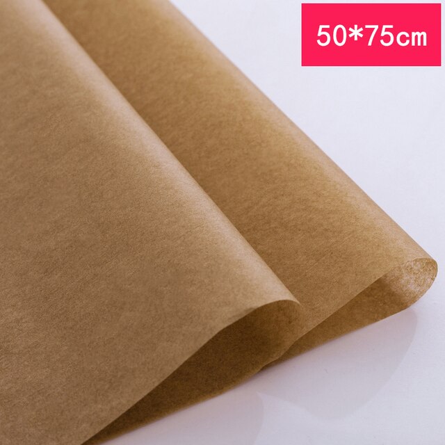 Papier d'emballage pour Bouquets de fleurs, 40 pièces, papier d'emballage décoratif doublé pour Bouquets de fleurs, matériaux d'emballage de cuisson pour fleuristes: Wood color