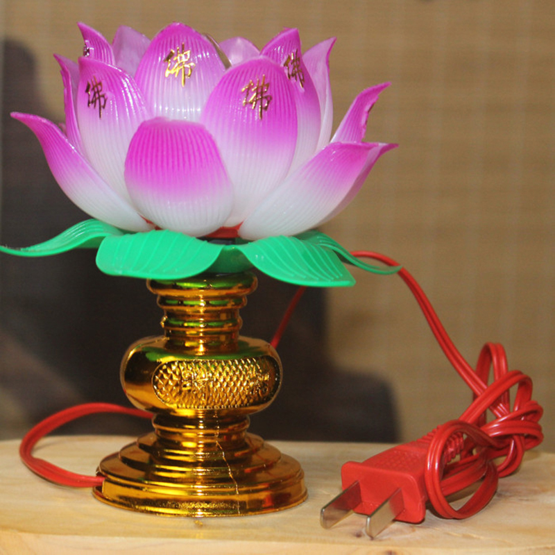 Lampe de décoration de bureau bouddhiste, typolamp coloré, maison, méditation, culte, temple du bouddhisme