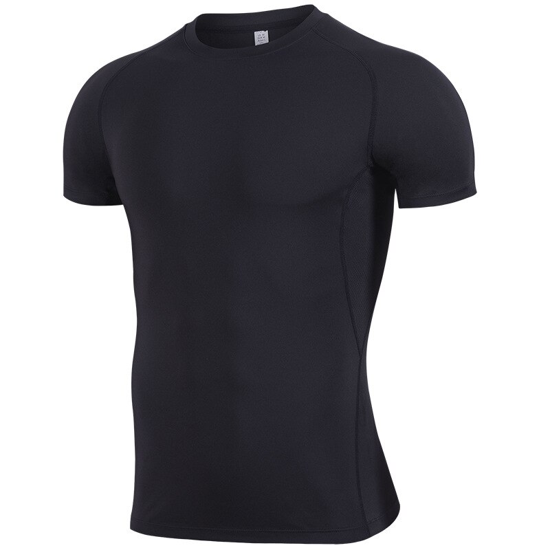 Zwart T Shirts Sportkleding Mannen Gym Sport Shirt Veelkleurige Sneldrogende Mannelijke Running Pro Shirts Ademend Outdoors