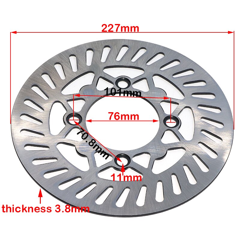 190/220/230mm brake disc plate for dirt bike pit bike KLX CRF BEST Bike Front and Rear Brake Universal Use: 230MM