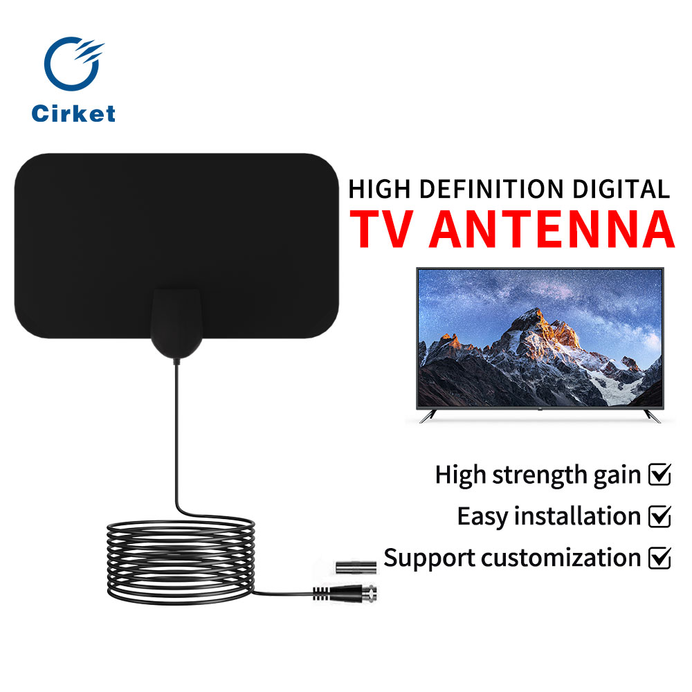 Digital TV Antenna, HDTV Antenna - Mini High-Definition TV Antenna for Europe and the U.S."