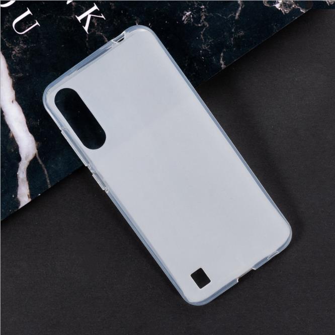 Para zte lâmina a7 2020 6.09 "caso zte lâmina a7 silicone macio tpu capa traseira casos de telefone para zte lâmina a7 2020 capa: WHITE