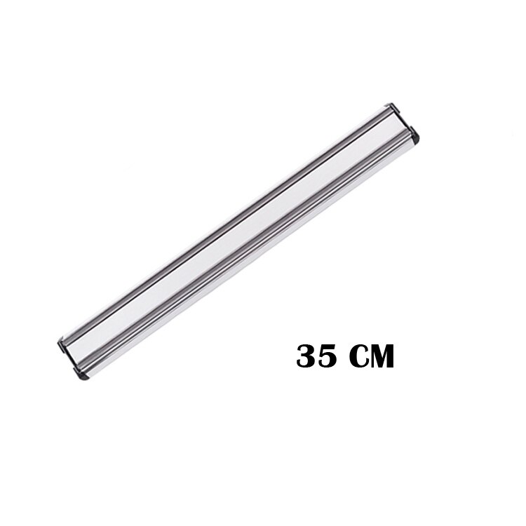 Stainless Steel Magnetic Knife Holder Wall Mount for Knives Kitchen Magnet Magnetic Strip Wall Knife Holder Tools: Metal 35cm