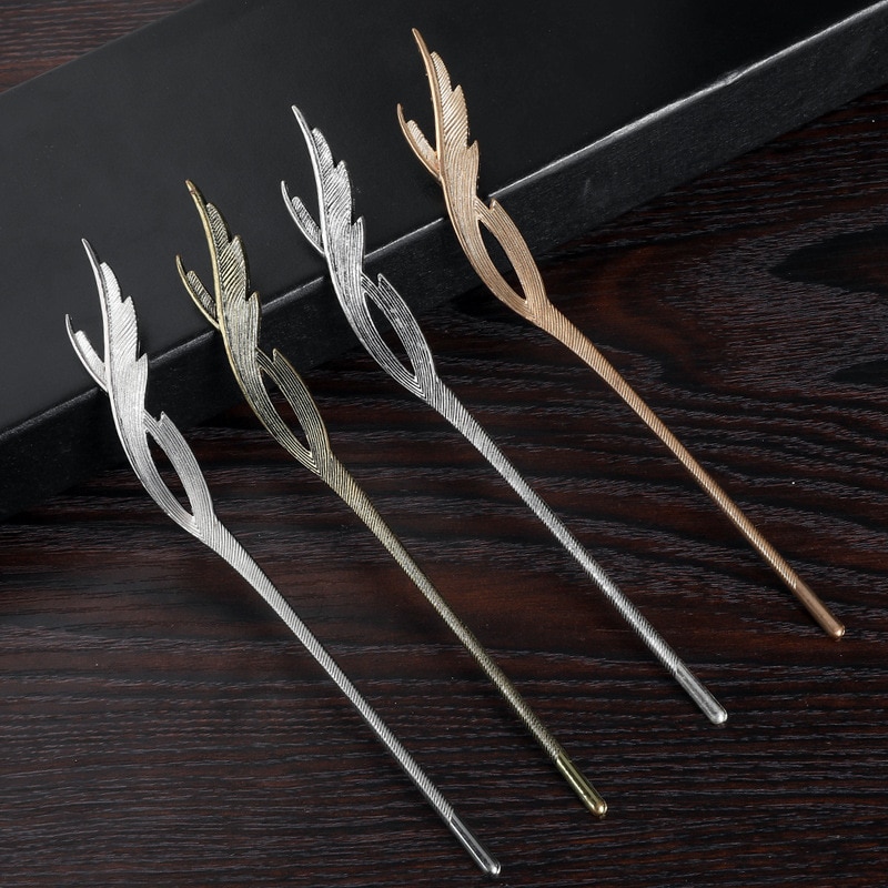 Vintage Hair Stick Pick For Women Female Chinese Style Chopsticks Hairpin Headwear Metal Hair Pin Hair Jewelry Accessories