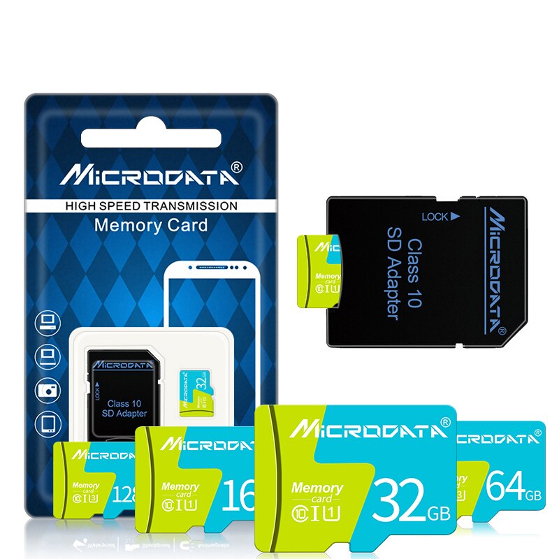 Echt capaciteit micro sd kaart klasse 10 8gb 16gb 32gb tarjeta micro  sd 64gb memory tf flash card cartao de memoria voor smartphone