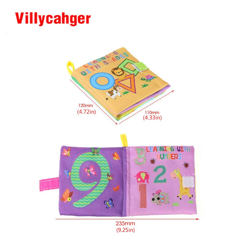 11x12cm Baby Erste Buch tuch Baby buch Lernen matt Beste spielzeug für Art Spielzeug 0-24 monate 1384