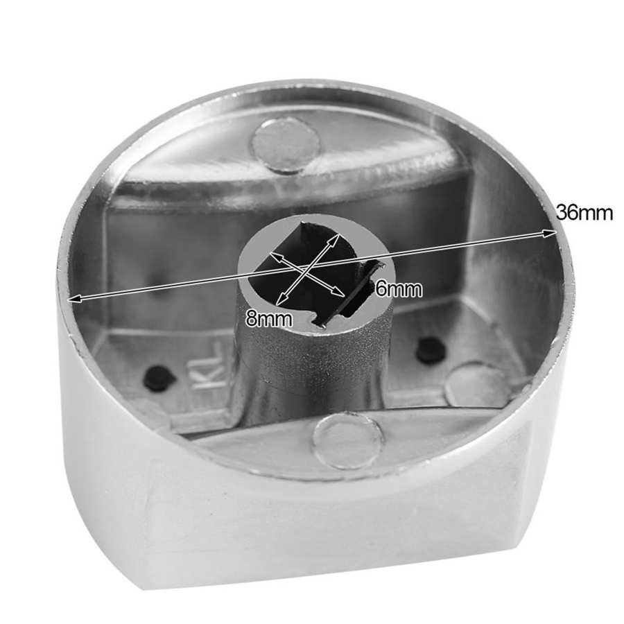 2pcs Universal Gas Stove Cooker Part Panelas Wok Control Knobs Replacement Metal Switch For Gas Stove Kitchen Cooking Accessory