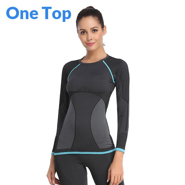 IEMUH hiver sous-vêtement thermique ensembles femmes Anti-microbien Stretch femmes Thermo sous-vêtements femme Long Johns: Gray Tops / M