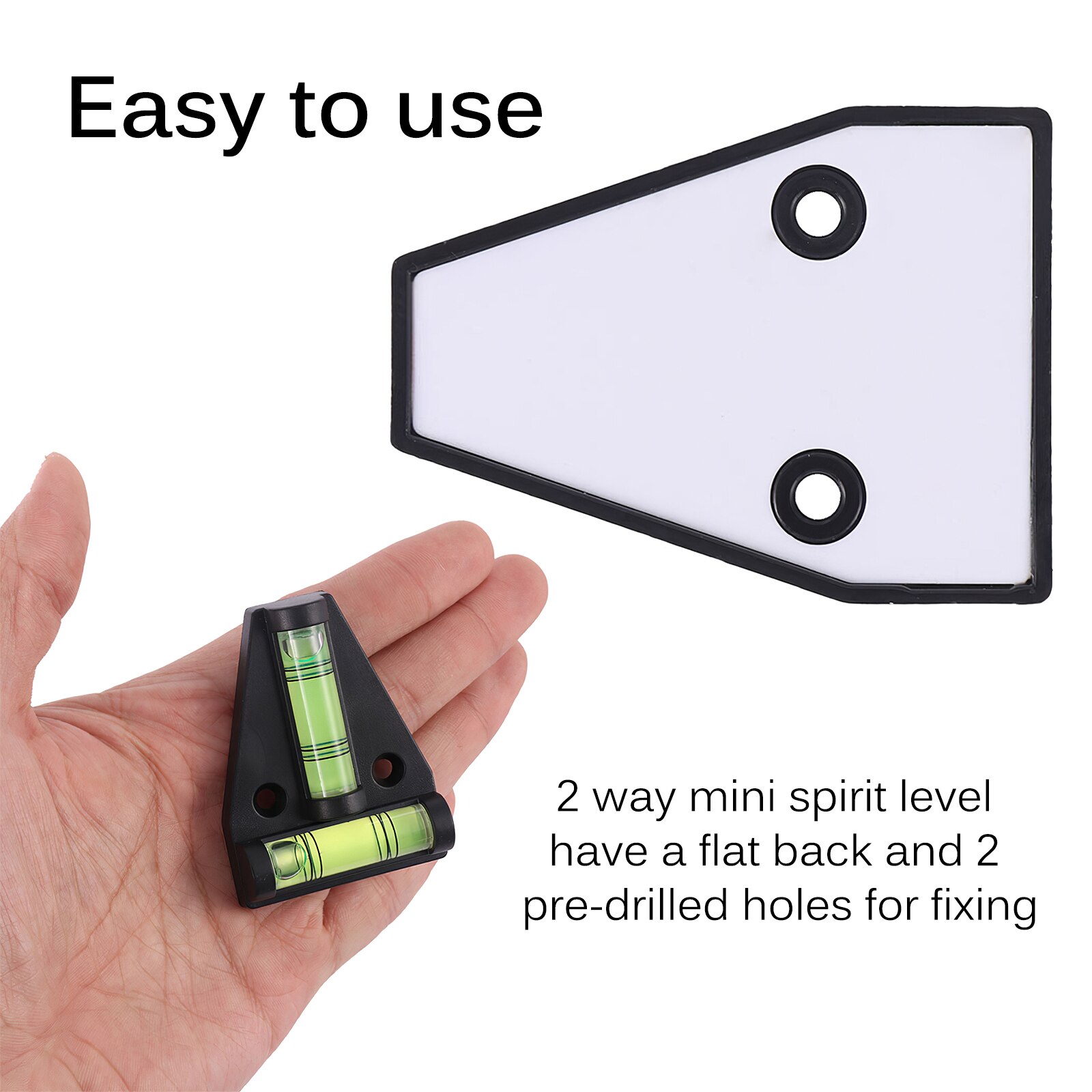 Two Ways Mini Spirit Level Measurement Instrument T-Type Spirit Level Bubble Four Styles With Mounting Holes Water Level Tool