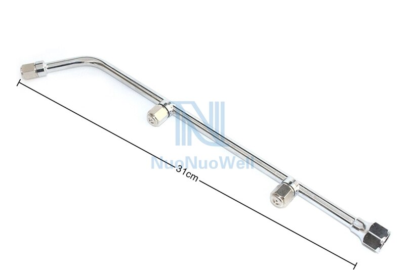 High Pressure Agricultural Garden Fruit Trees Watering Sprayer Water Mist Stainless Steel Spray Ring Nozzle Atomizing Sprinkler: three nozzle