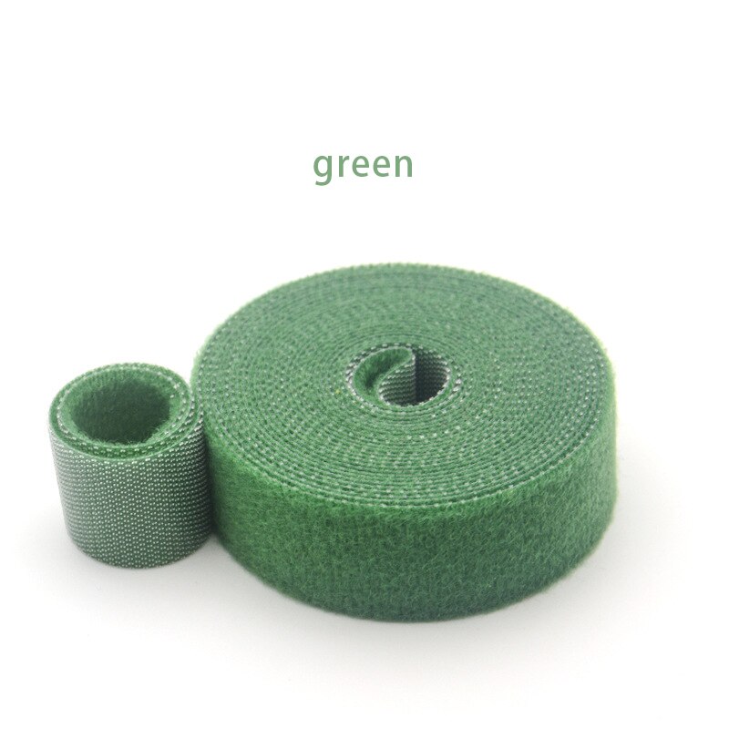 Klittenband Kabelbinder Back-To-Back Draad Management Riem Datakabel Opslag Breedte 15Mm Lengte 5M: green