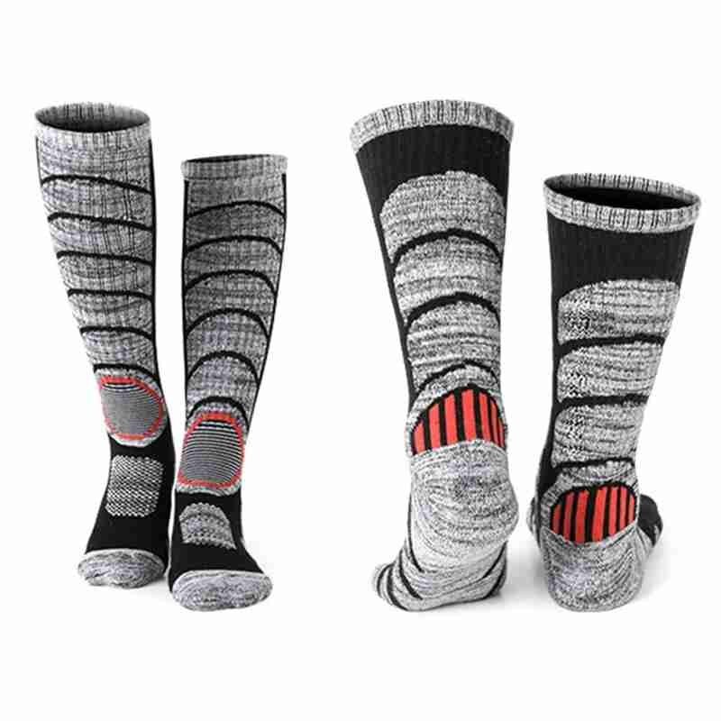 1 Pair Compression Socks Warm Long Thermal Socks For Men Ski Sock Climbing Women Sport Thicker Compression Socks Camping Ou C7D7