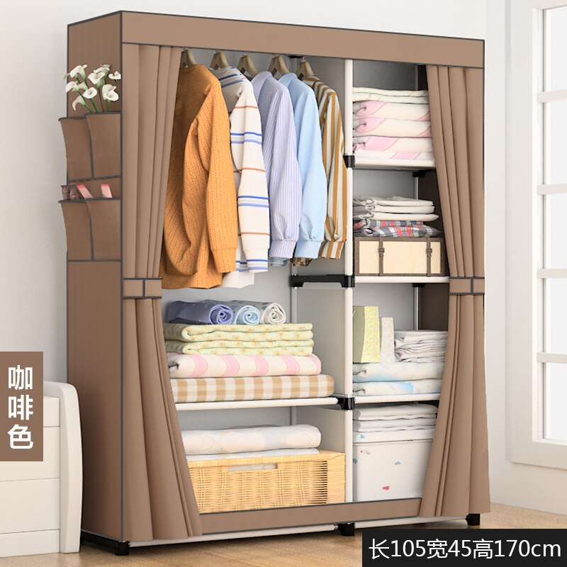 Auf Moderne Einfache Kleiderschrank Stoff Falten Tuch Schrank DIY Montage Einfach Installieren Verstärkung Kleiderschrank: C2