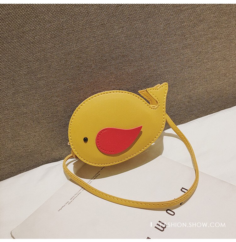 Children Handbag Cute Mini Animal Handbag Baby Girls Kids Shoulderbag Messenger Bag Purse: YELLOW