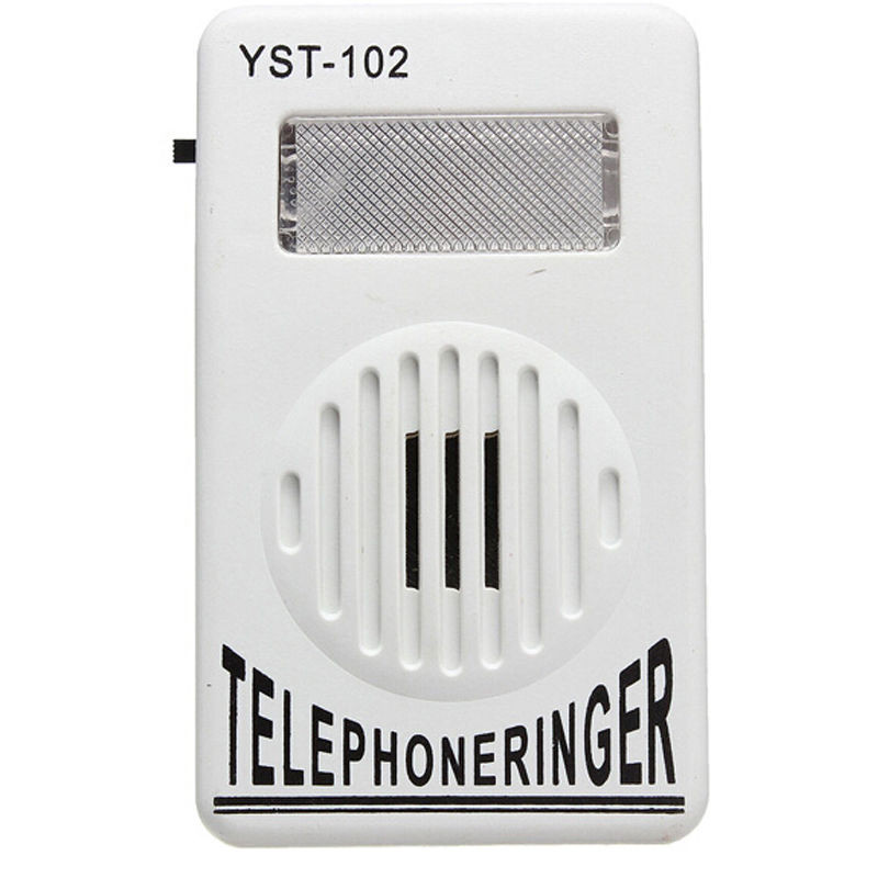 Laut Telefon klingeltöne 95dB Telefon Ringer mit Visuelle Telefon Flasher Licht