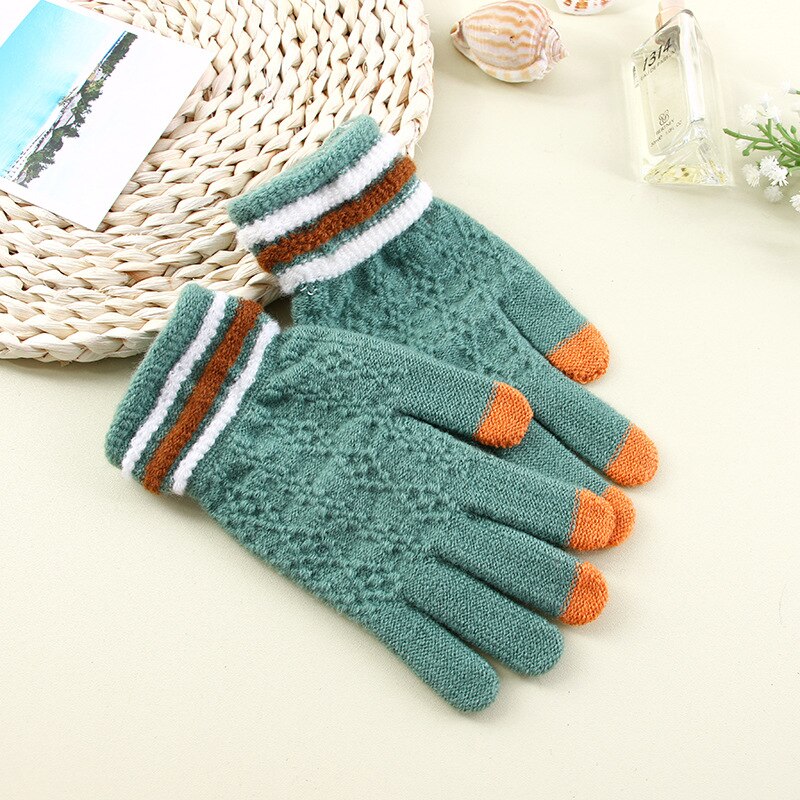 Guantes Para Frío Running Esquí Guantes De Gamuza Con Forro Polar Y Pantalla Táctil | Guantes Mujer Invierno Guantes Manicura Uv