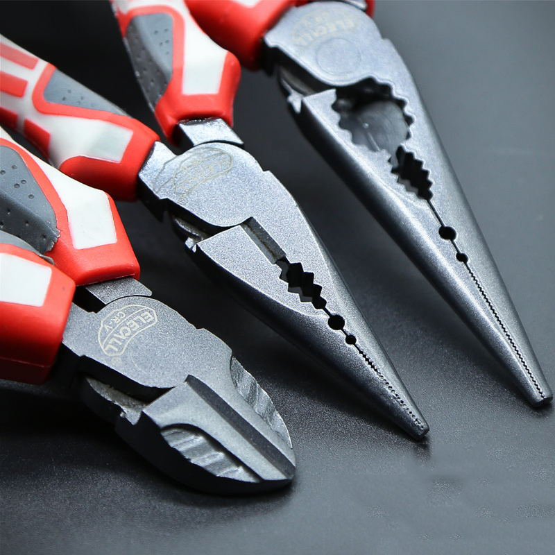 ELECALL 6" 8" Eletrition tool pliers Long nose nippers Diagonal pliers Beading Cable Wire Side Cutter Cutting Nippers hand tools
