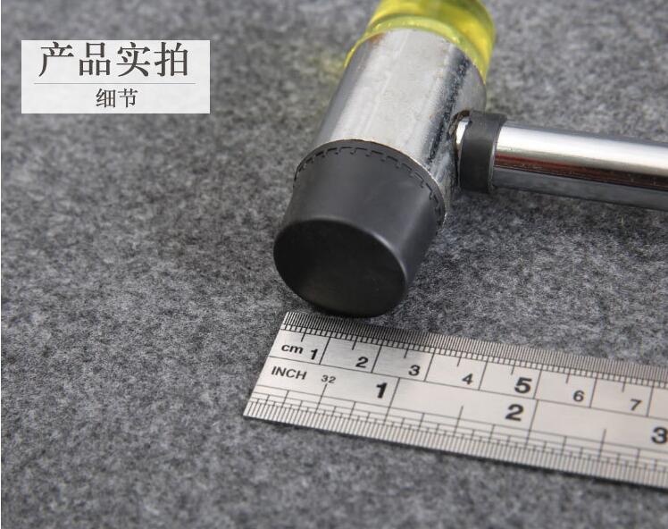 Steel Pipe Handle Rubber Installation Hammer Rubber Hammer Interchangeable Head Nylon Hammer Leather Furniture Installation Tool