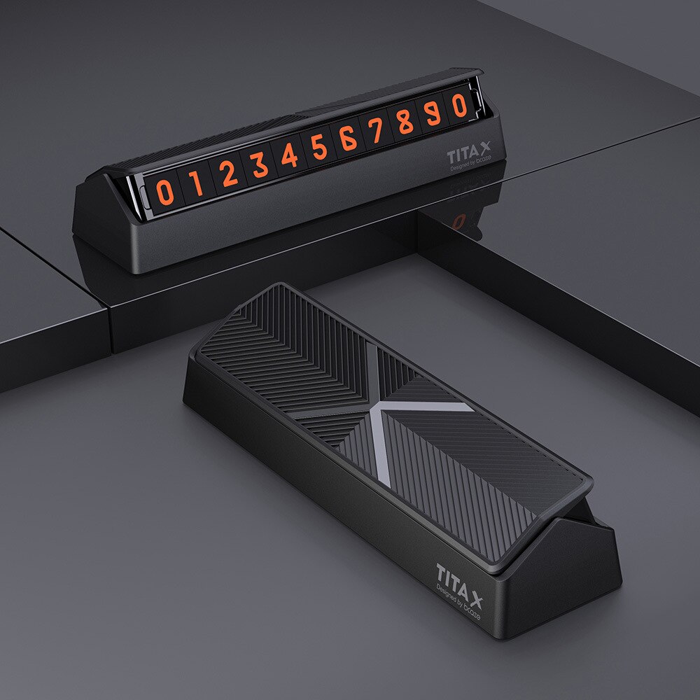 Auto tijdelijke parkeerkaart telefoonnummer digitaal plus zwarte kaart kenteken telefoonnummer parkeerplaats stop auto accessoires