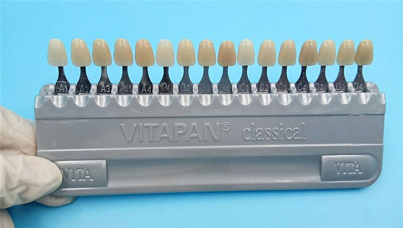 Tooth Whitening Products Guide Dental Material Vita 16Colors Tooth Model Colorimetric Plate Tooth Shape for Beauty Device