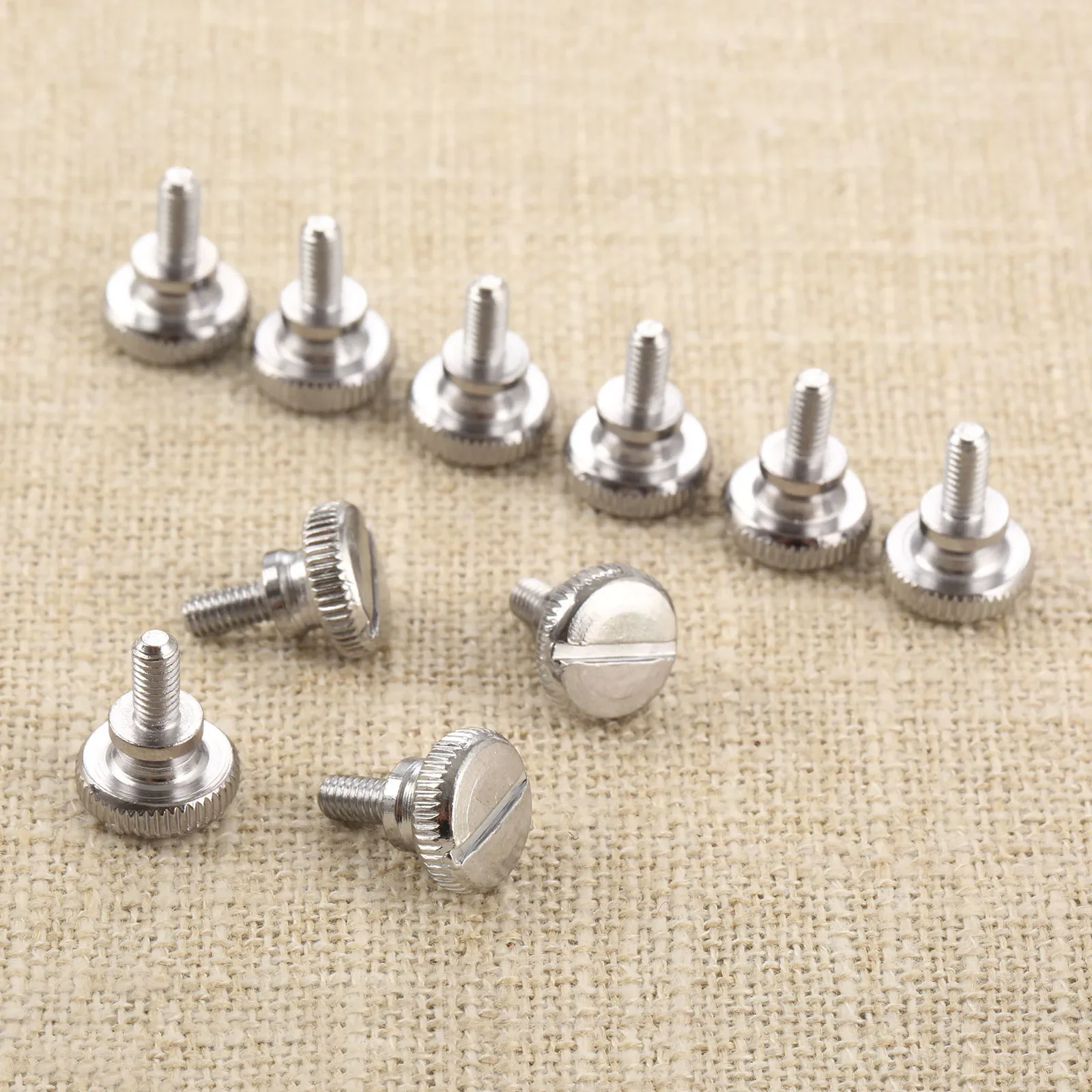 10Pcs Metal Sewing Machine Foot Screws Feet Thumb Screws Bulk Clamp Plate Screw for Lockstitch Home Sewing Machines Presser Foot