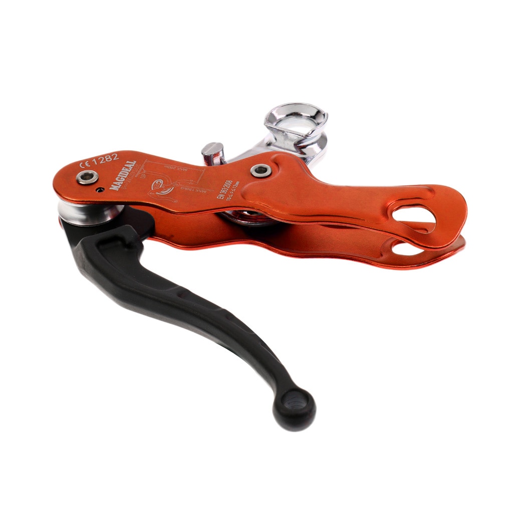 Dispositif d'assurage de descendeur de Double arrêt auto-freinant pour la vitesse de sauvetage de gréement d'arbre d'escalade pour la corde simple de 10-12mm