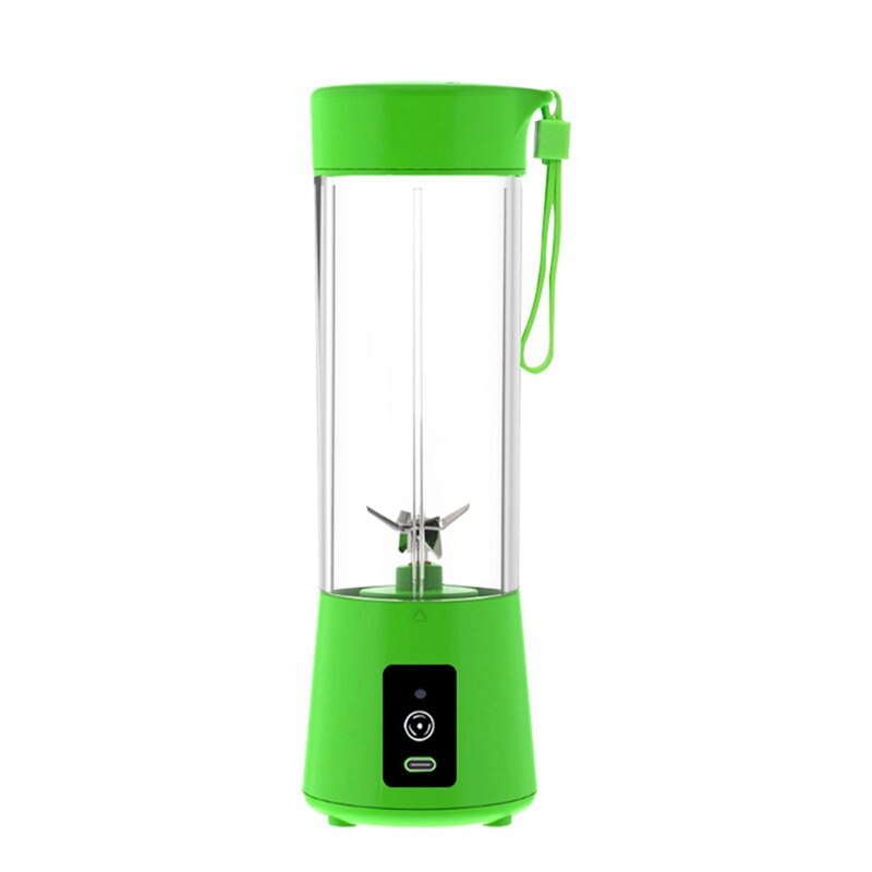 Juicer 6 Blades Blender Draagbare Usb Draadloze Mixer Elektrische Juicer Machine Ijs Smoothie Vruchtensap Mixer: green