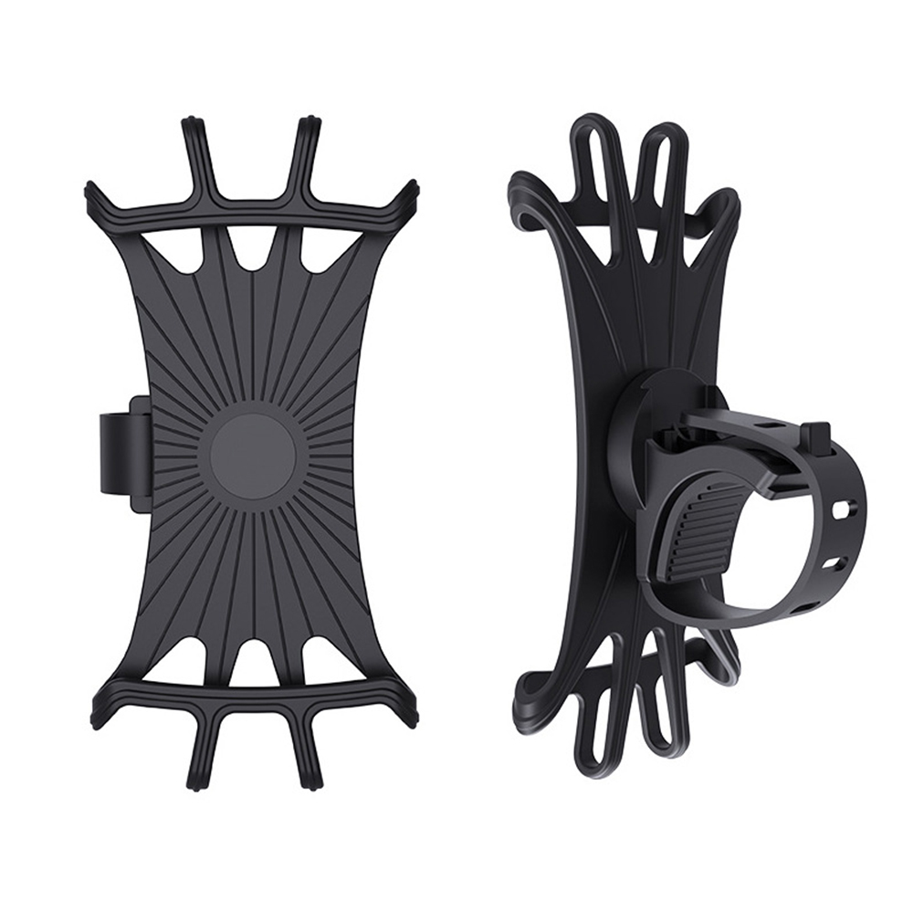 Support pour téléphone de vélo pour IPhone XS Max 7 Samsung Xiaomi Support de téléphone pour moto universel Support de guidon de vélo Support de Support: Black