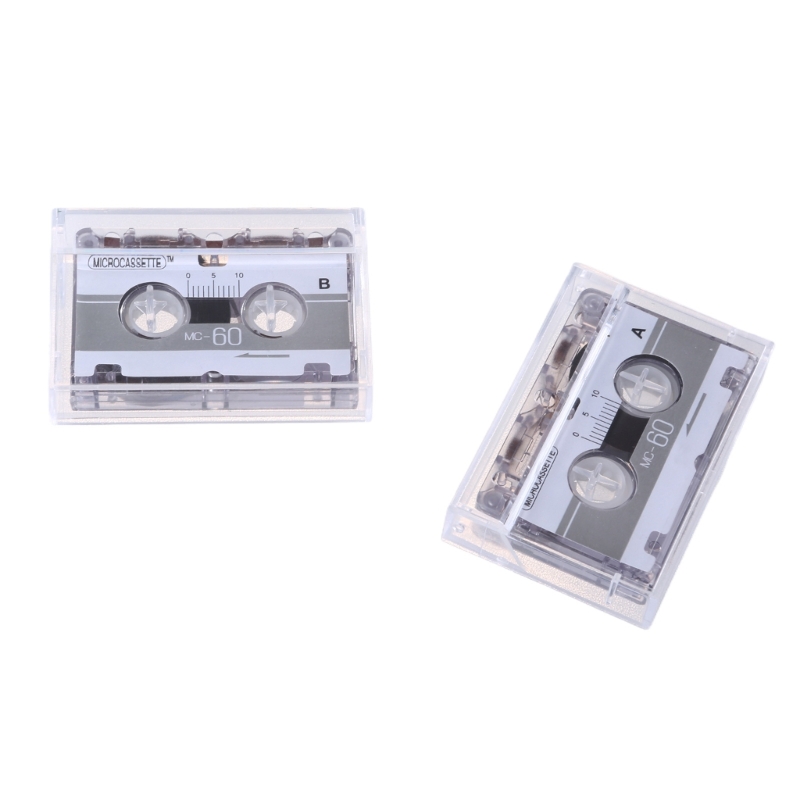 Blank Tape 60 Minutes Auditory Cassette Recorder Tape for Studio Recording Single Pack Empty Tape