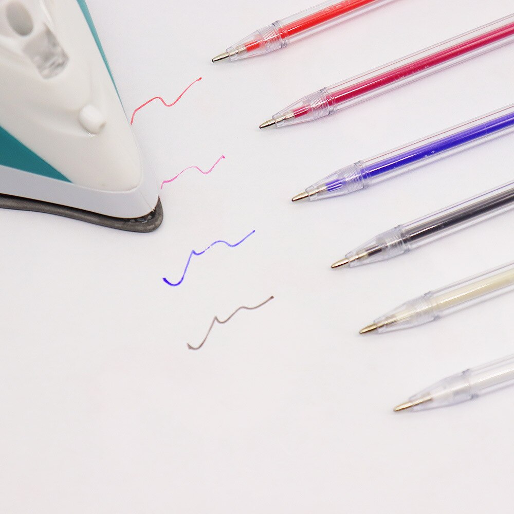 10Pcs/Set Heat Erasable Fabric Pens High Temperature Disappearing Fabric Marker Pen Line Marking DIY Craft Sewing Accessories