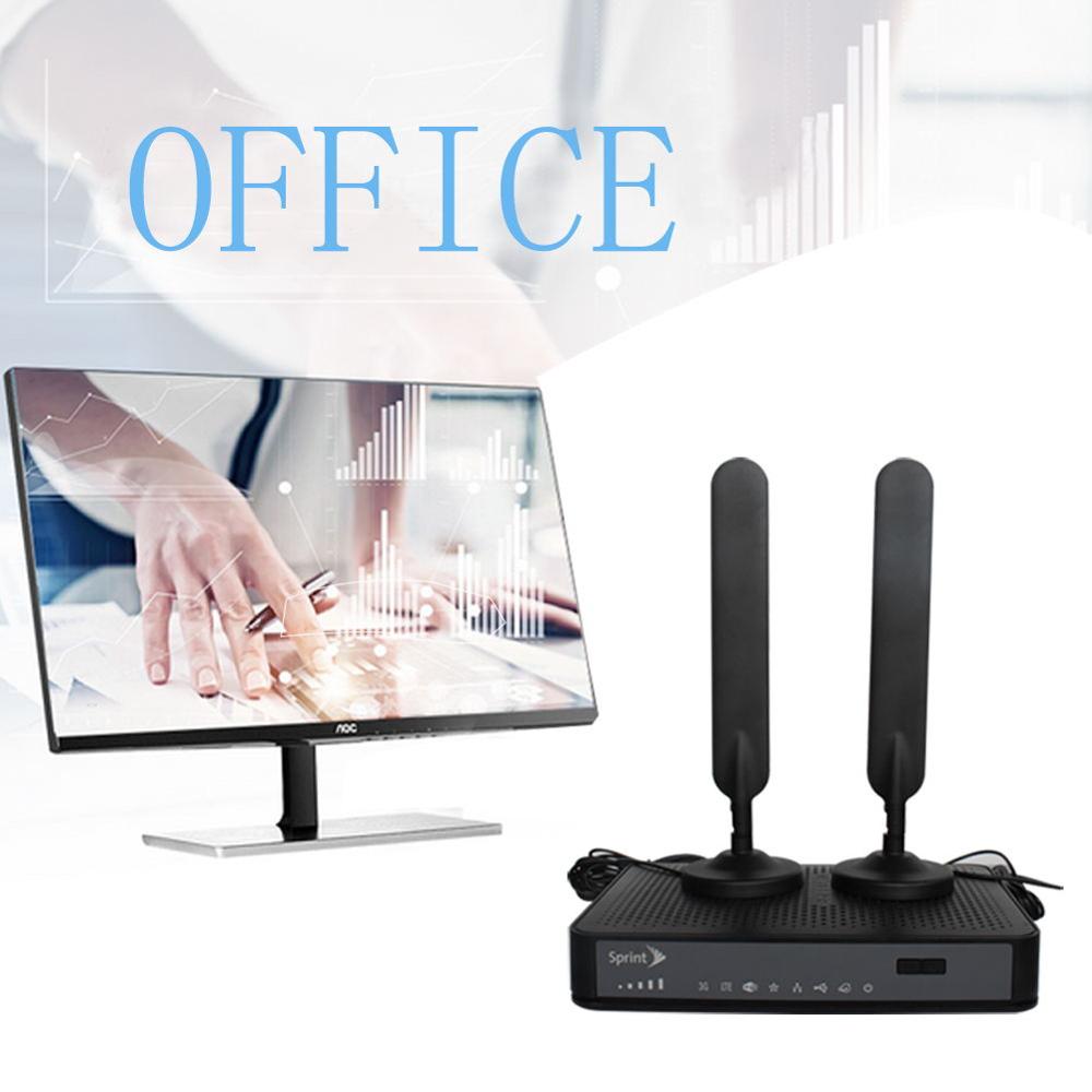Antena omnidireccional de cuchilla universal 3G/4G/LTE 10dBi (Antena + Base)