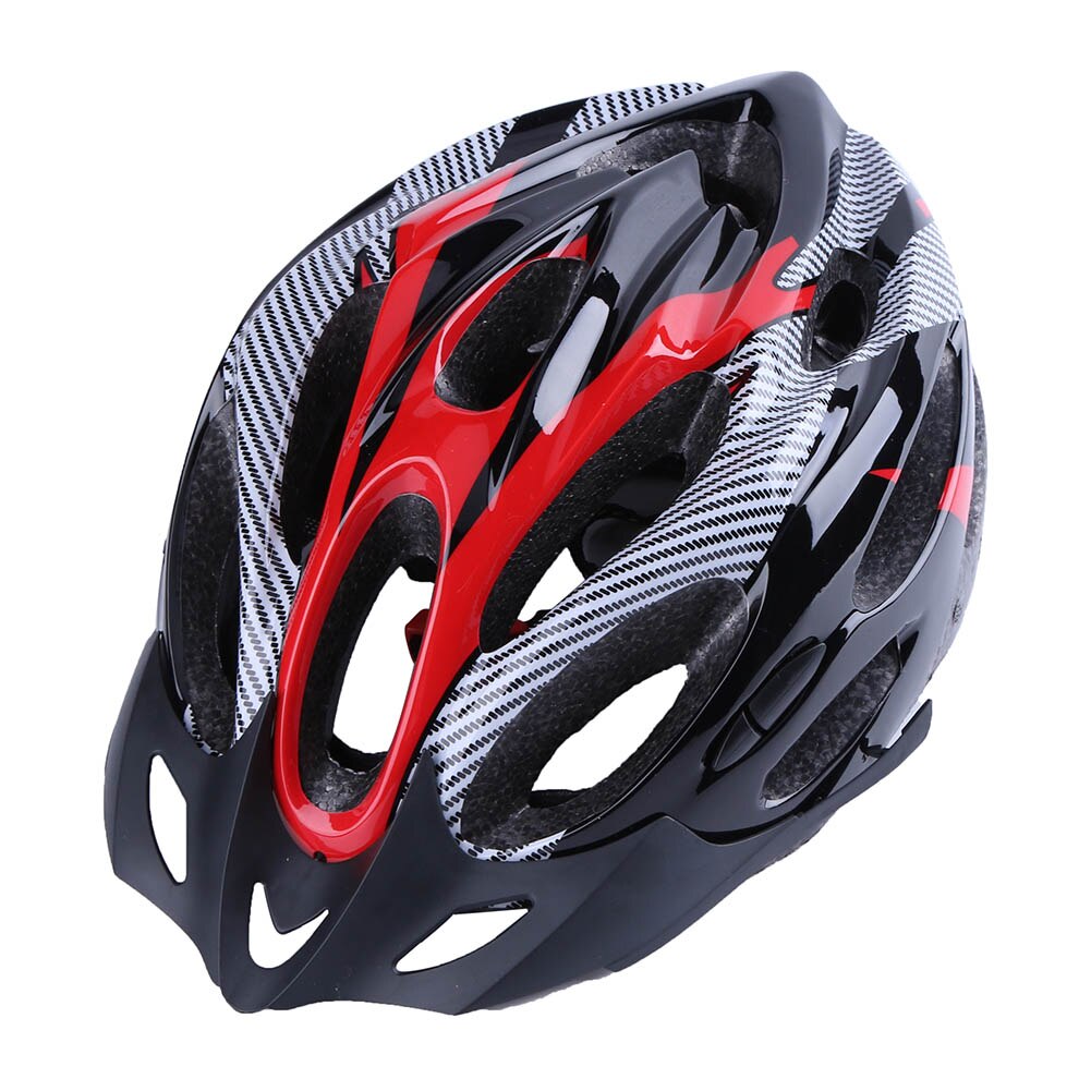 Unisex MTB Road Cycling Bicycle Safety Helmet Bicycle Adjustable Men Women MTB Mountain Bike Riding Helmet with 21 Vent: Red
