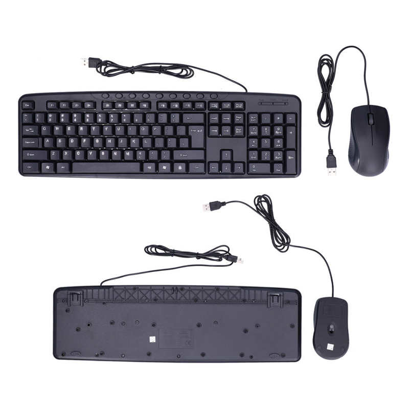 Wired Keyboard Mouse Combo Comfortable Hand Feeling Keyboard Mouse for Home Use for Office Use