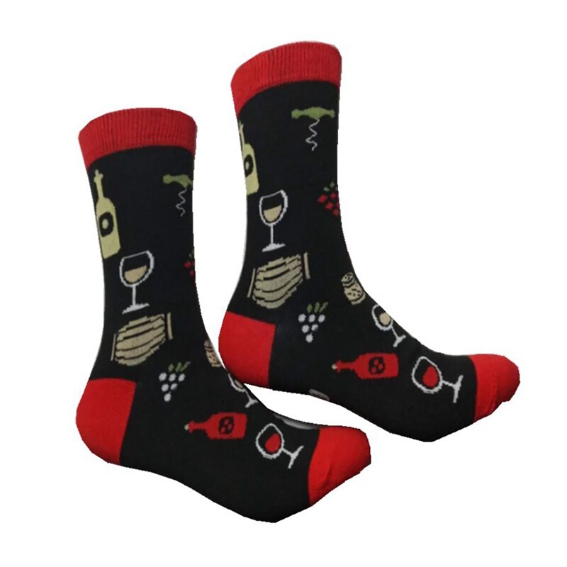 Socks Letter Pattern Printed Soft Elastic Breathable Comfortable Cotton Socks Spadnex Hosiery Footwear