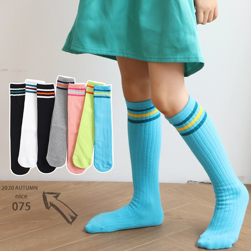 Meisjes Sokken Newstockings Gestreepte Kniekousen College Stijl Kousen Met Schooluniform 3-12 Jaar Oude Kids Kind